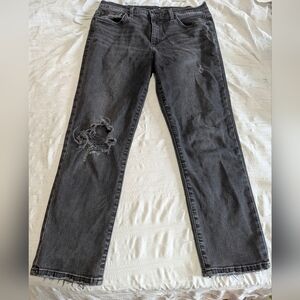 Joe's Jeans 30 Waist Destroyed Cropped Jeans